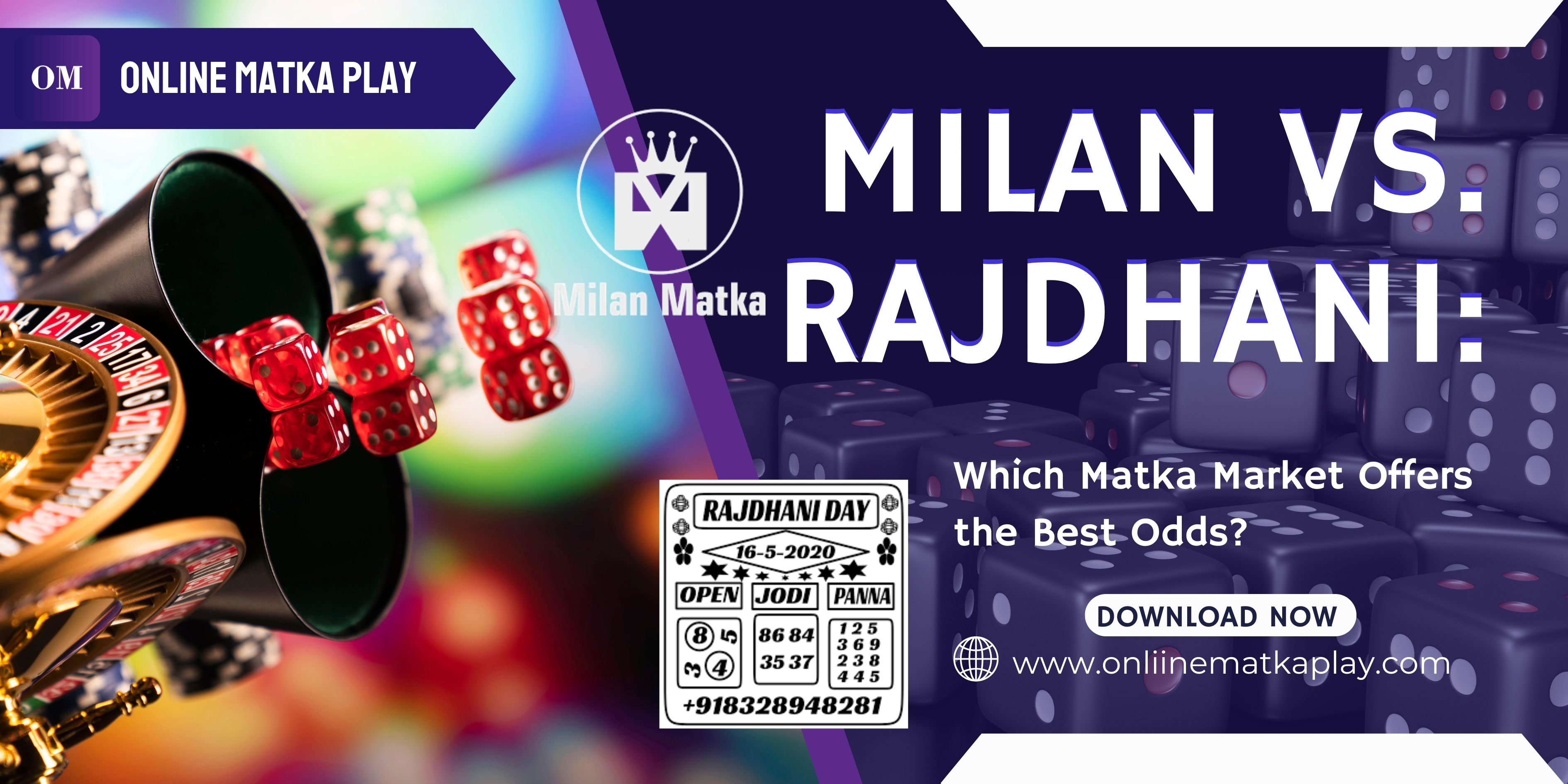 Milan vs. Rajdhani: Which Matka Market Offers the Best Odds?